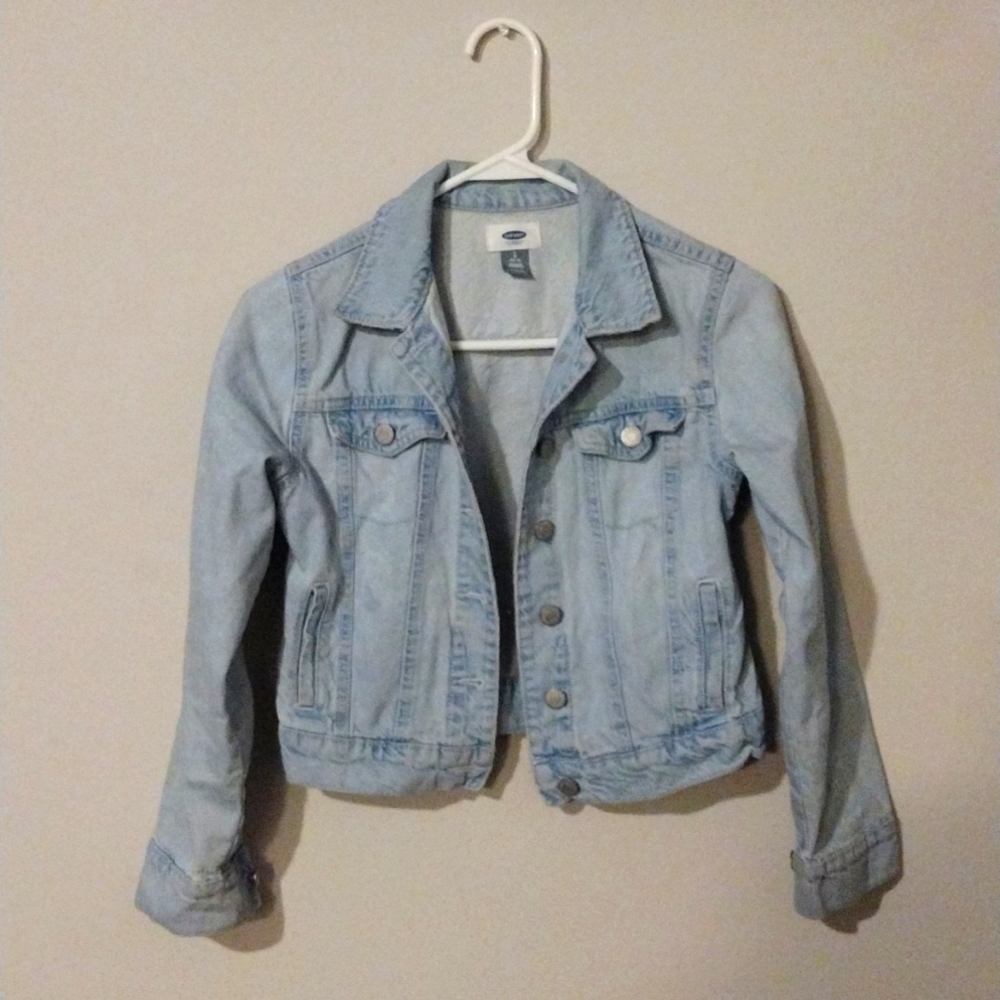 Old Navy Button Jean Jacket (Youth-Large)